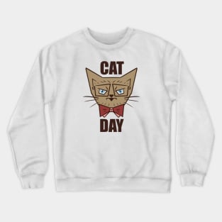 Cat day Crewneck Sweatshirt